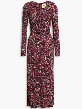 NWT FARM Rio Floral Long-Sleeve Maxi Dress